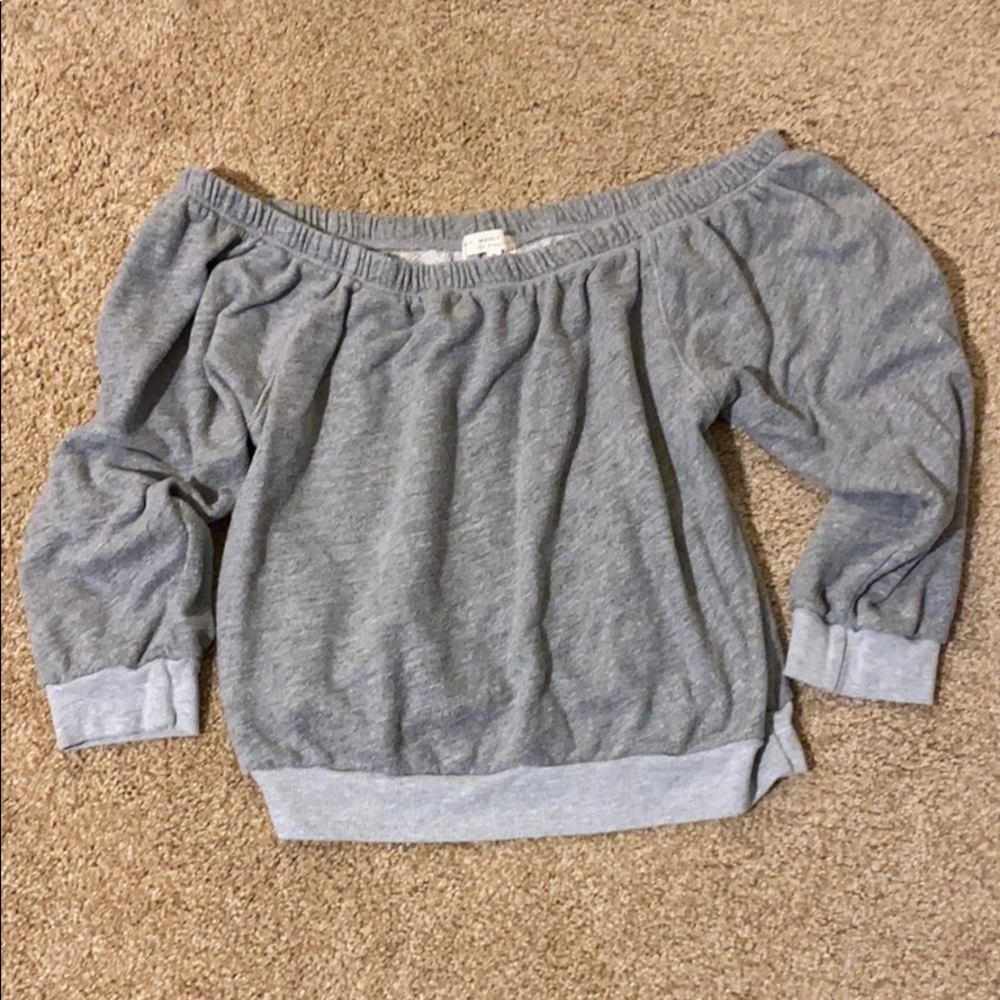 Off-the-Shoulder, Long Sleeved Top